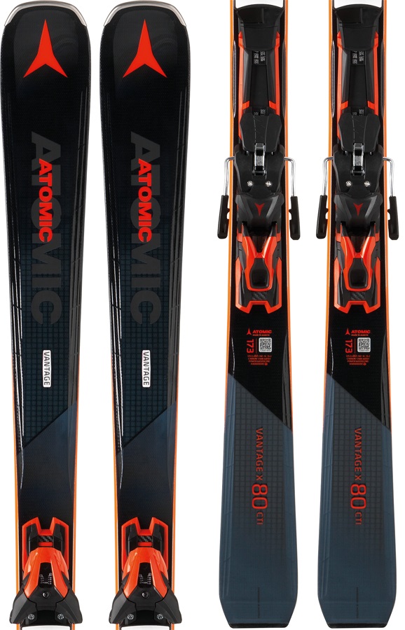 Atomic Vantage X 80 CTI Skis FT 12 GW Bindings, 166cm 2019